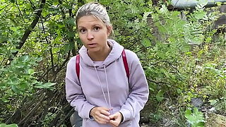 Gina Gerson was caught and fucked for unlegal outdoor pissing (Part 1)